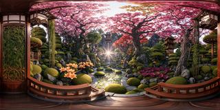Elven garden environment